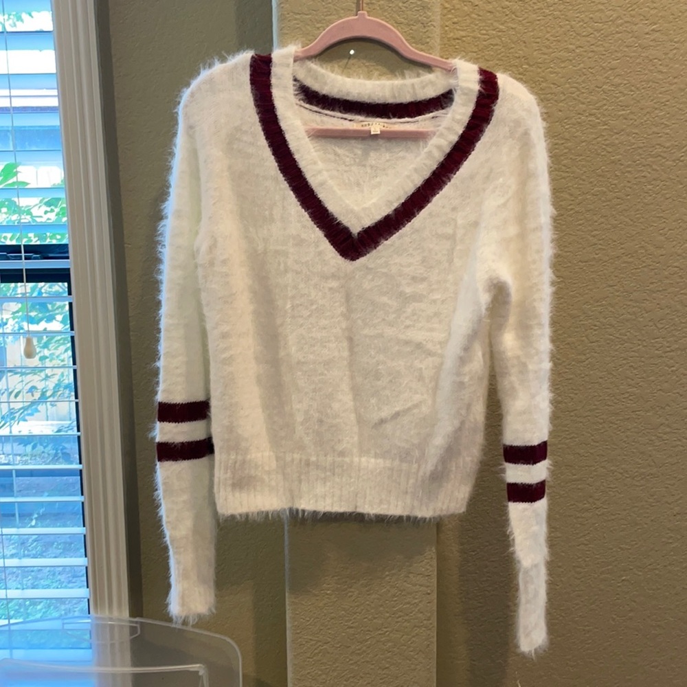 Copper Key Fuzzy Sweater